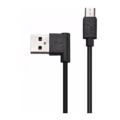 Hoco UPM10 "L alakú" Micro USB töltőkábel fekete (HC021155) (HC021155)