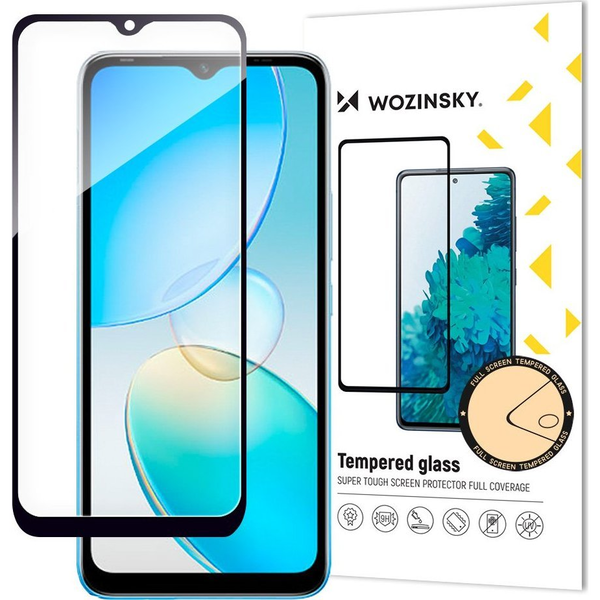  Wozinsky Wozinsky Full Glue szkło hartowane Infinix Hot 12i na cały ekran z ramką czarny (case friendly)