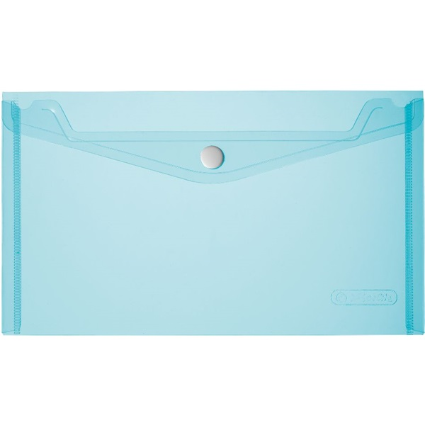 Herlitz PP A5 átlátszó kék patentos tasak (10917516)