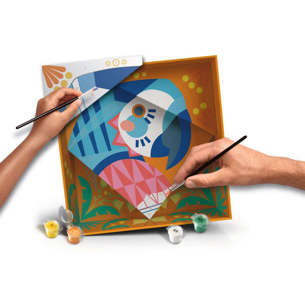 Ravensburger CreArt Do it together Kifestő készlet - Papagáj