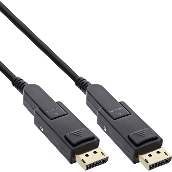 InLine 17240O DisplayPort kabel 40 m Mini DisplayPort / DisplayPort Sort