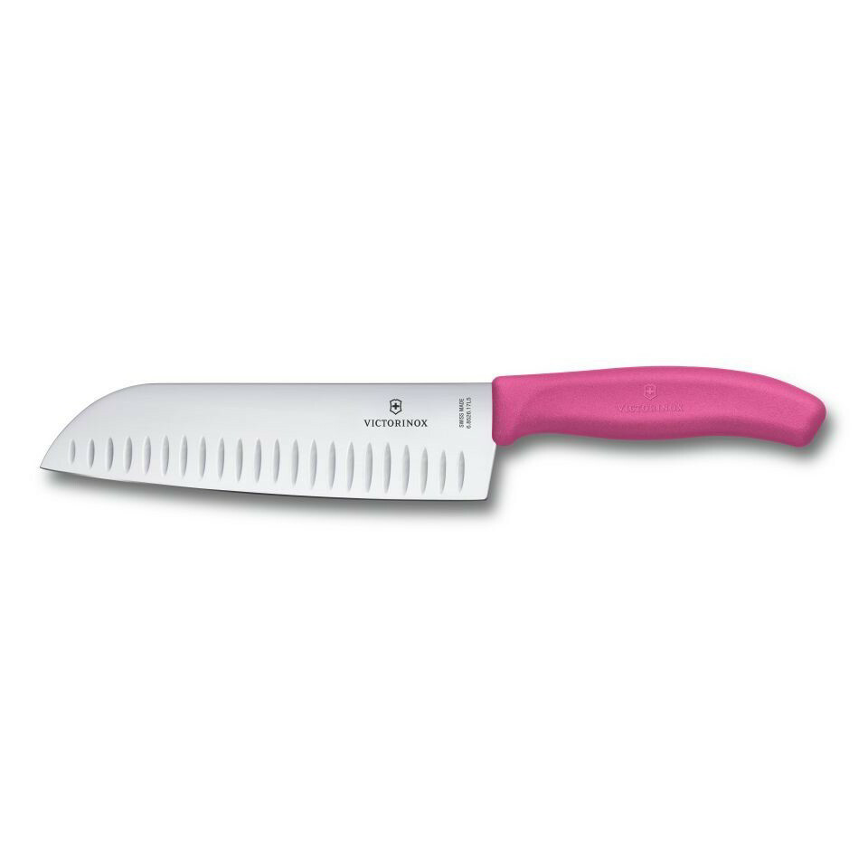 Victorinox V-6.85 26.17L5B Santoku rozsdamentes acél kés 17cm - Pink (V-6.85 26.17L5B)