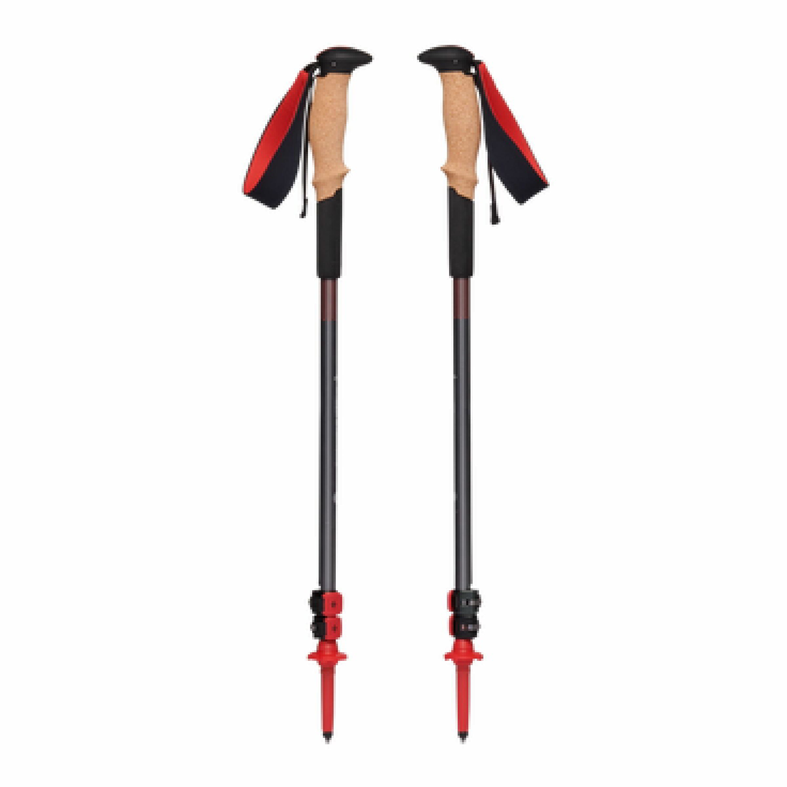 Black Diamond Pursuit Shock S/M Túrabot - Szürke/Piros (BD1100689482S_M1)