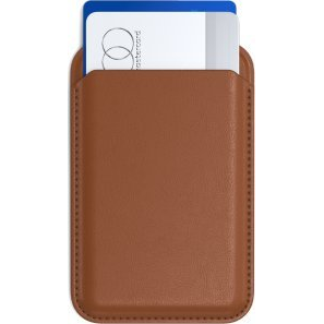 Satechi ST-VLWN iPhone 12/13/14/15 mágneses barna bőr pénztárca állvány (STH100)