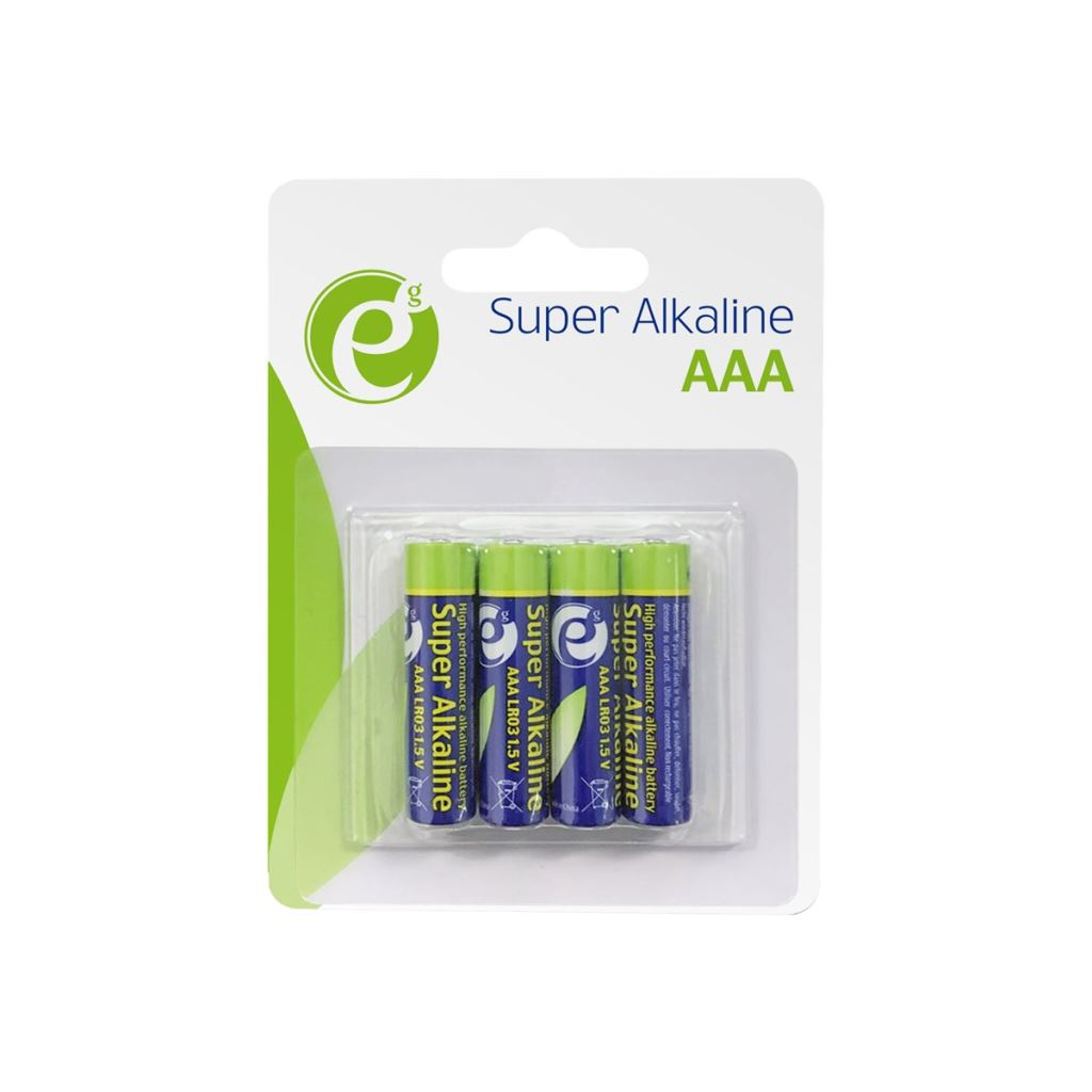 Gembird LR03 1300 mAh AAA mini ceruzaelem (4db/csomag) (EG-BA-AAA4-01) (EG-BA-AAA4-01)