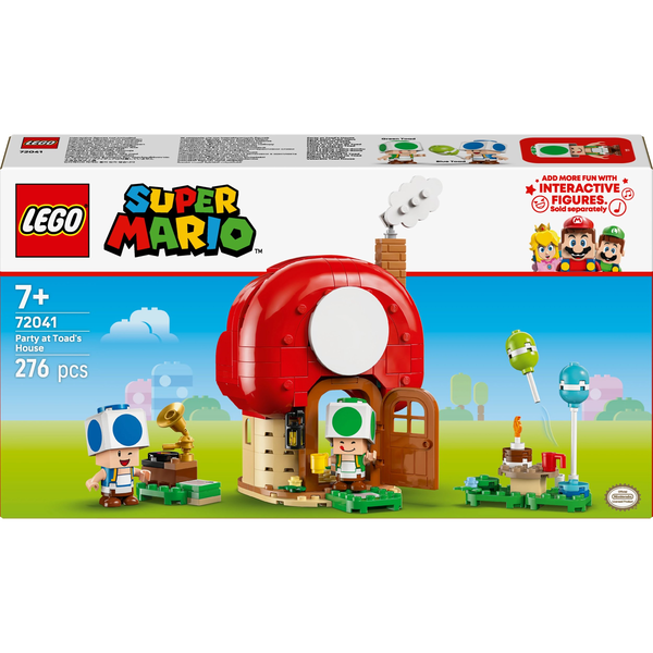 Stavebnice Lego Super Mario Toadova domečková párty 276 dílků.