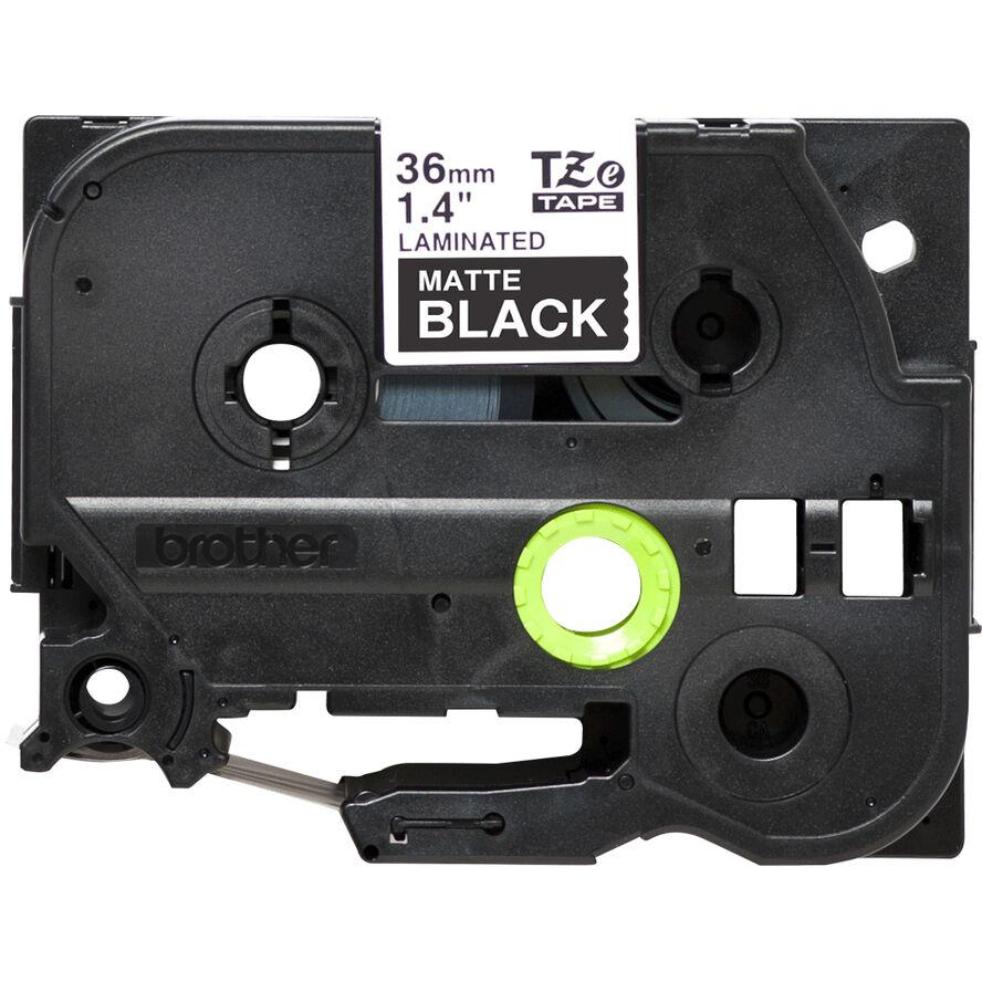 Schriftbandkassette Brother 36mmx 8m schwarz matt TZEM365 (TZEM365)