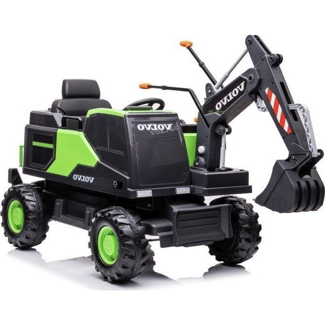 Excavator Volvo DK-VE888 Elektromos Kisautó 4199 - Zöld (LEAN-4199)