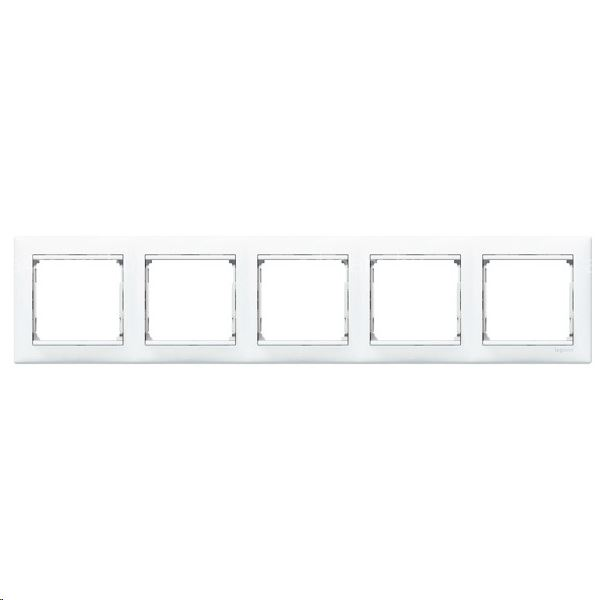Legrand Valena ötös keret vízszintes fehér (774455) (774455)