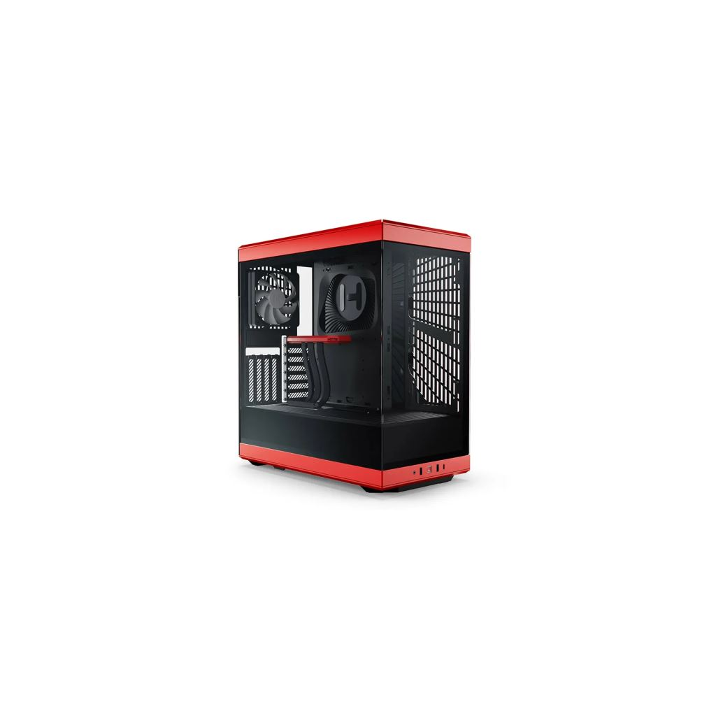 HYTE Y40 táp nélküli ablakos ház piros-fekete (CS-HYTE-Y40-RED) (CS-HYTE-Y40-RED)