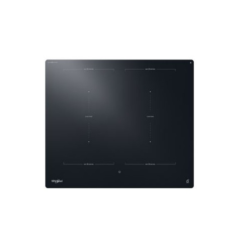 Whirlpool WTX6019DCF Zwart Ingebouwd 59 cm Inductiekookplaat zones 4 zone(s)