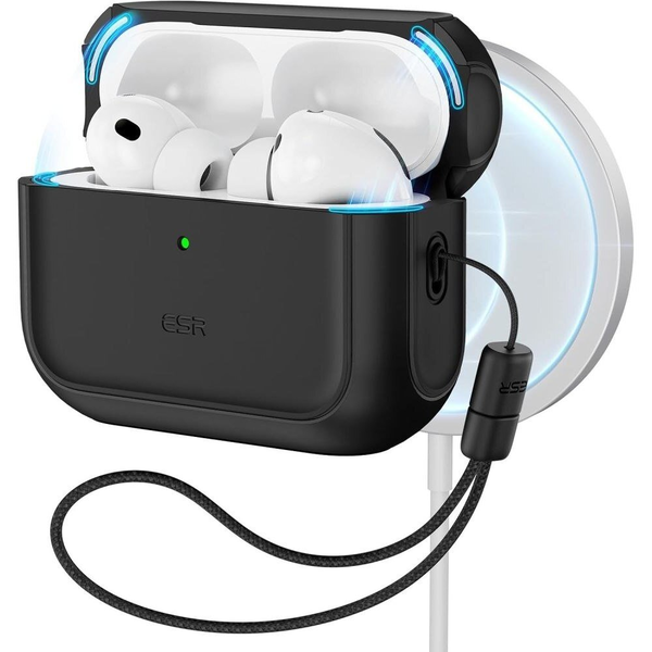 Puzdro na slúchadlá ESR pre AirPods Pro 3, MagSafe, puzdro s vodítkom