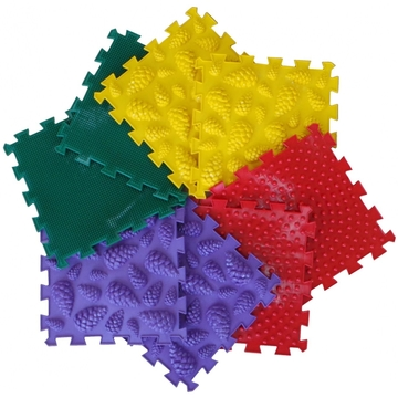 Ortho Puzzle: Ortopédiai masszázs szőnyeg szett, 8 darabos - Erdő (ORT-FOREST) (ORT-FOREST)