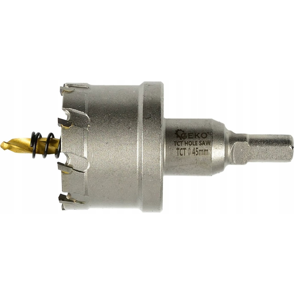  Geko Otwornica widiowa - koronka do metalu 45mm z wiertłem tytanowym (60)