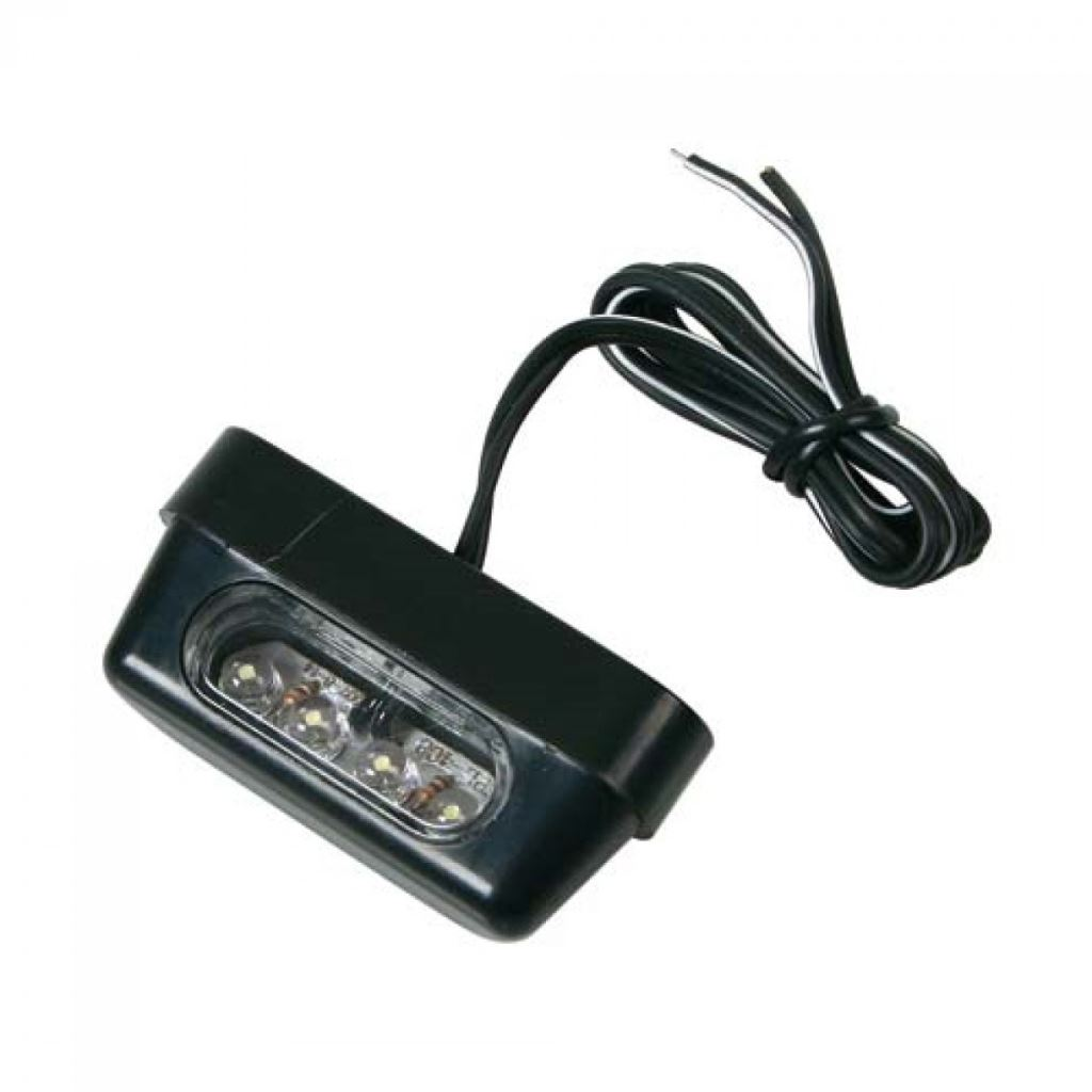 Lampa motoros rendeszámtábla világítás, 4 LED, fehér (0190162) (LA0190162)