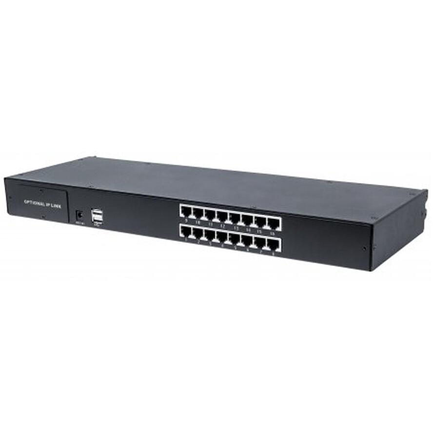 Intellinet 507899 KVM prepínač Čierna (507899)