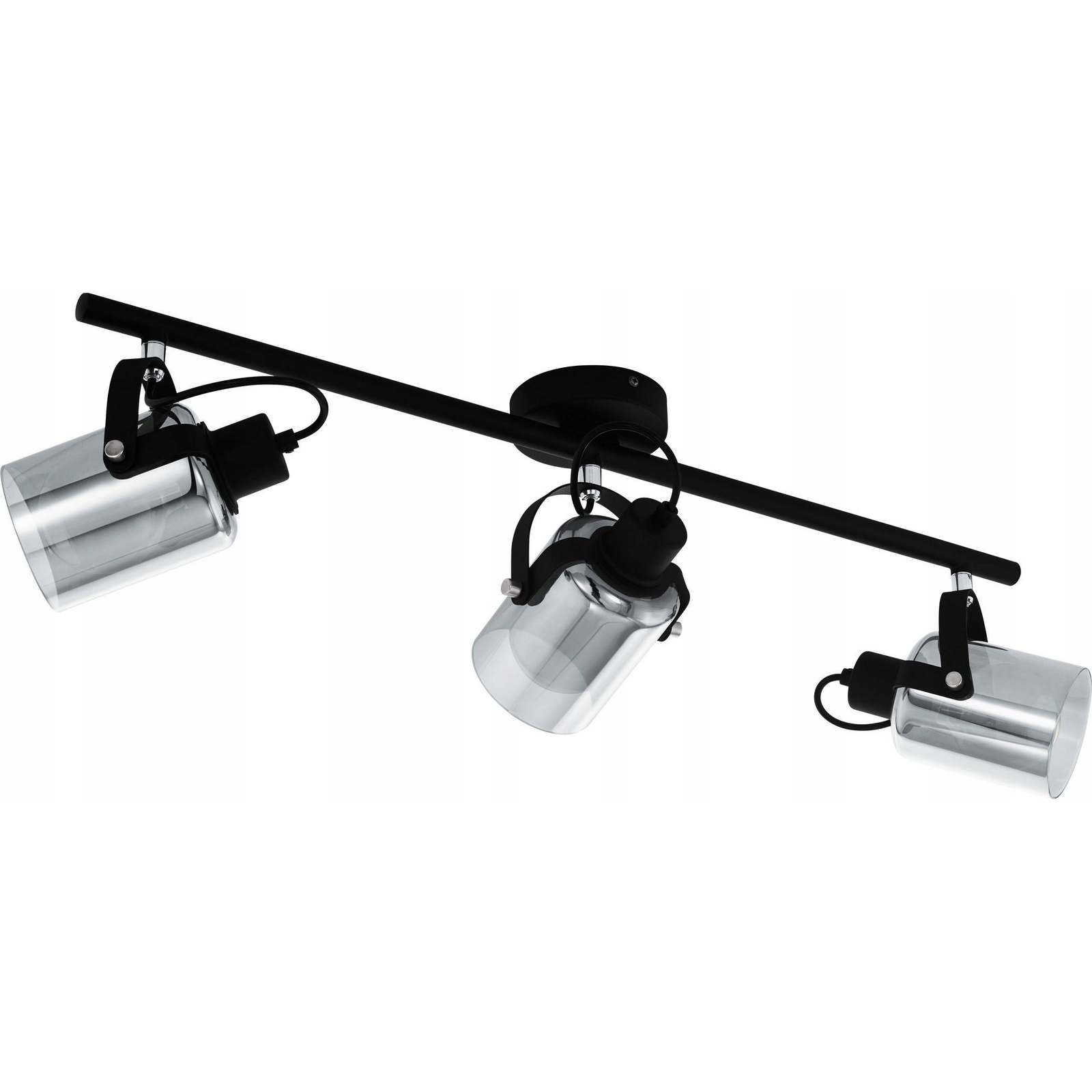 EGLO , 99054 , BERREGAS , spot lámpa , E27 , 3X40W , IP20 , fekete-átlátszó (99054)