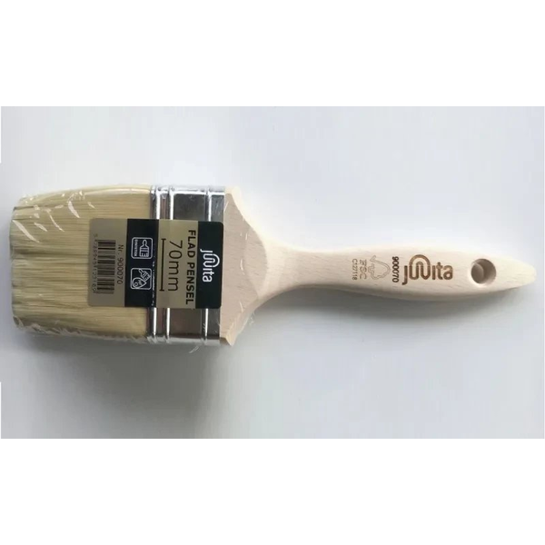Pensel flad syntetisk70x20mm