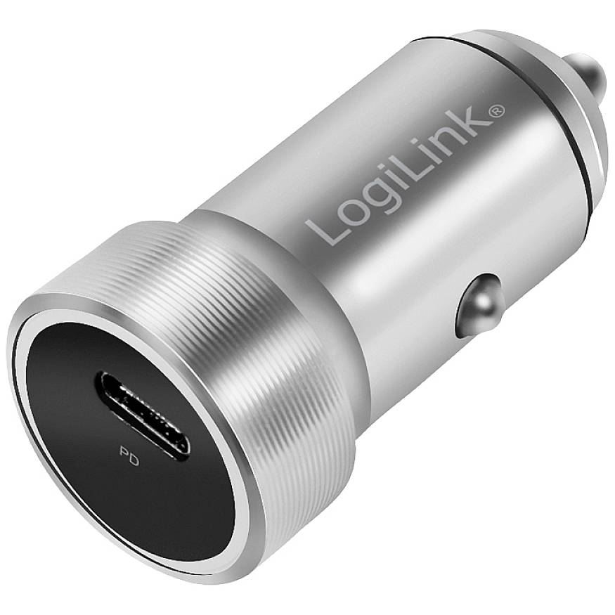 Logilink USB-C autós töltő szürke (PA0260) (PA0260)