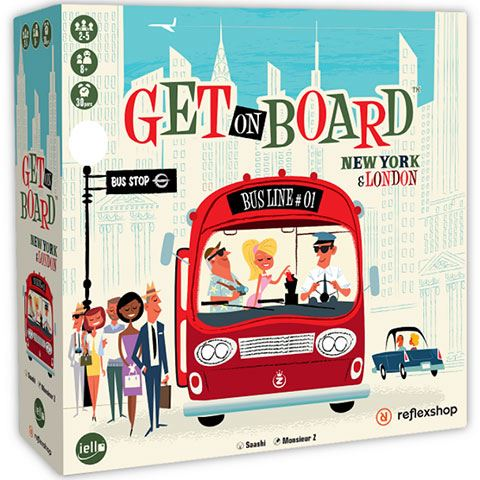 Asmodee Get on board New York és Londn társasjáték (IEGOBRS) (IEGOBRS)