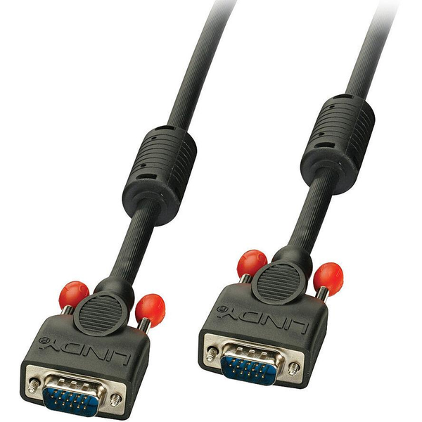 Lindy 36380 VGA kabel 30 m VGA (D-Sub) Zwart