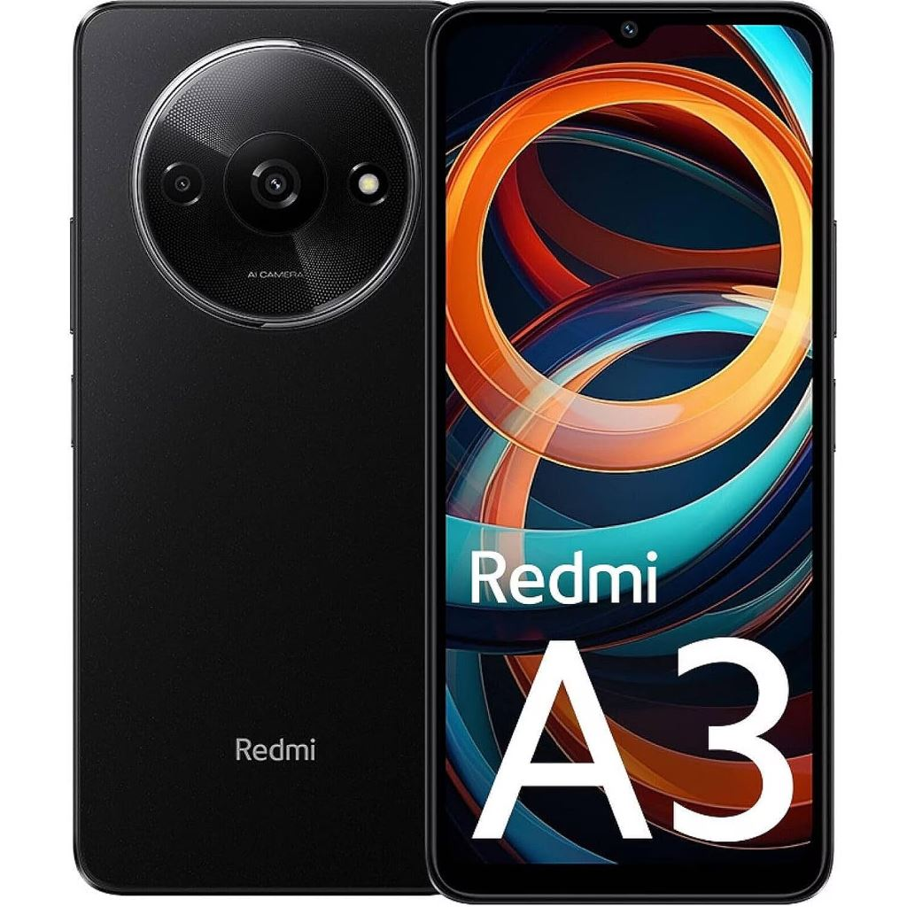 Xiaomi Redmi A3 3/64GB Dual-Sim mobiltelefon fekete (Xiaomi Redmi A3 3/64GB Dual-Sim fekete)