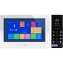 Orno Zestaw wideodomofonowy, bezsłuchawkowy kolor, LCD 7", dotykowy, menu OSD, pamięć, gniazdo na kartę SD, DVR, sterowanie bramą, z szyfratorem i RFID, biały, TAURI MEMO