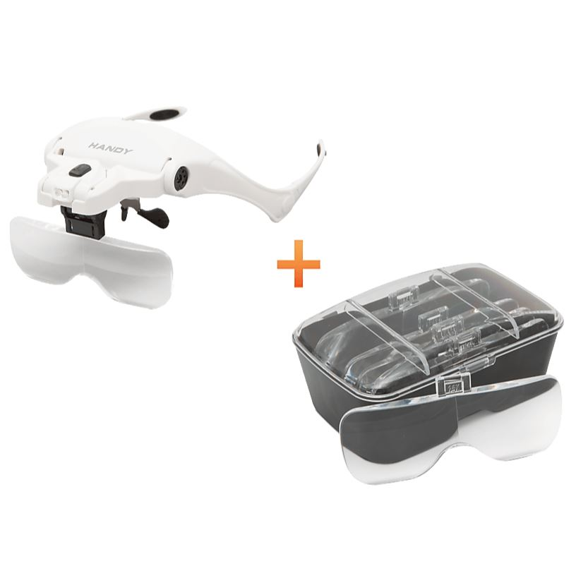 Handy nagyítos fejpánt Led világítással + lencse szett (10792) (10792)