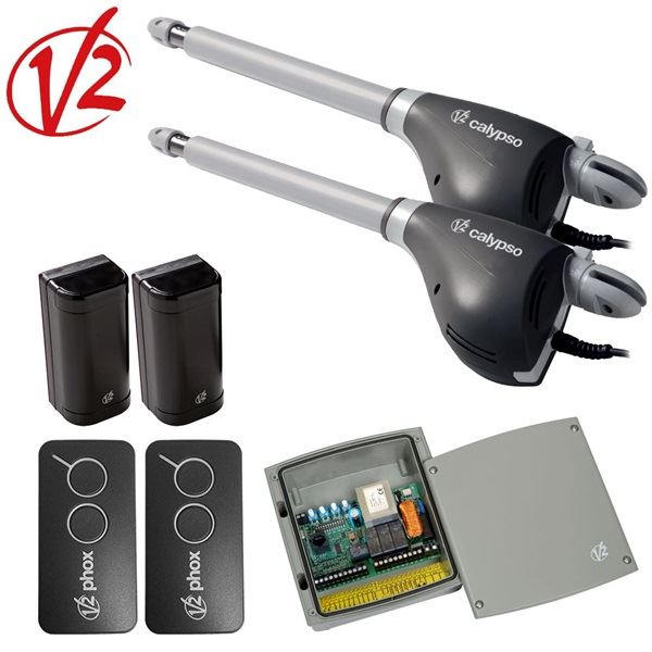 V2 KLCALYPSO400A szárnyaskapu mozgató szett 2x2,5 m-s szárny méretig (KLCALYPSO400A)