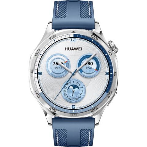 Huawei Watch GT 5 46mm okosóra kék szövött szíjjal (55020DKH)