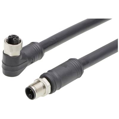 Molex 1205010245 Érzékelő-/működtető összekötő, konfekcionált Alj, hajlított, Dugó, egyenes 10 m Pólusszám: 4 1 db csomag (1205010245)