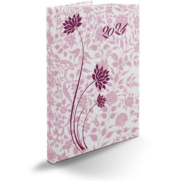 Realsystem 2024-es Picture B5 heti beosztású határidőnapló virágminta (5611-61) (5611-61)