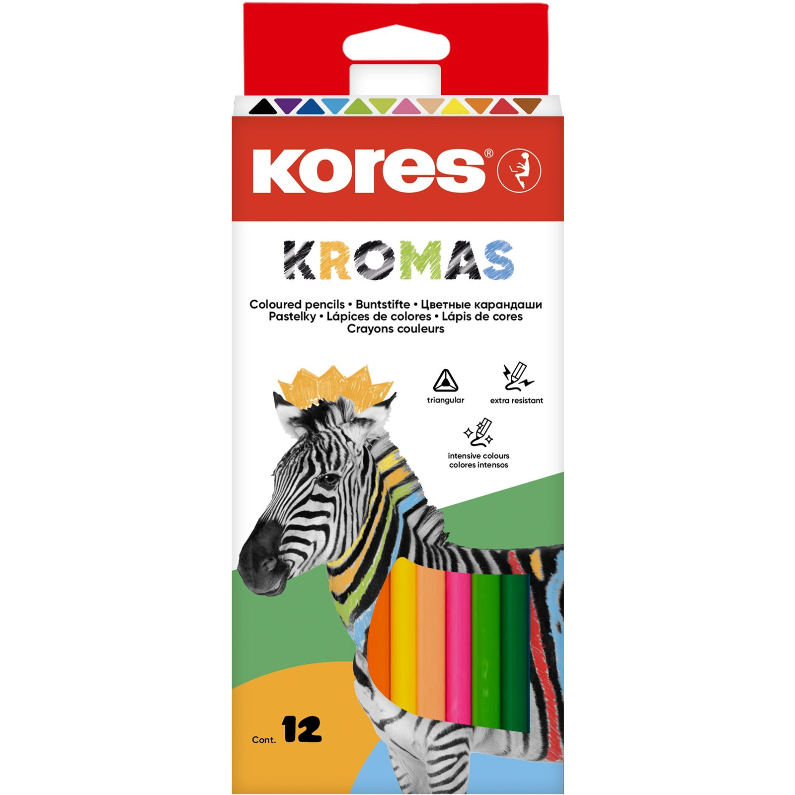 KORES KROMAS 12 szín (93391)