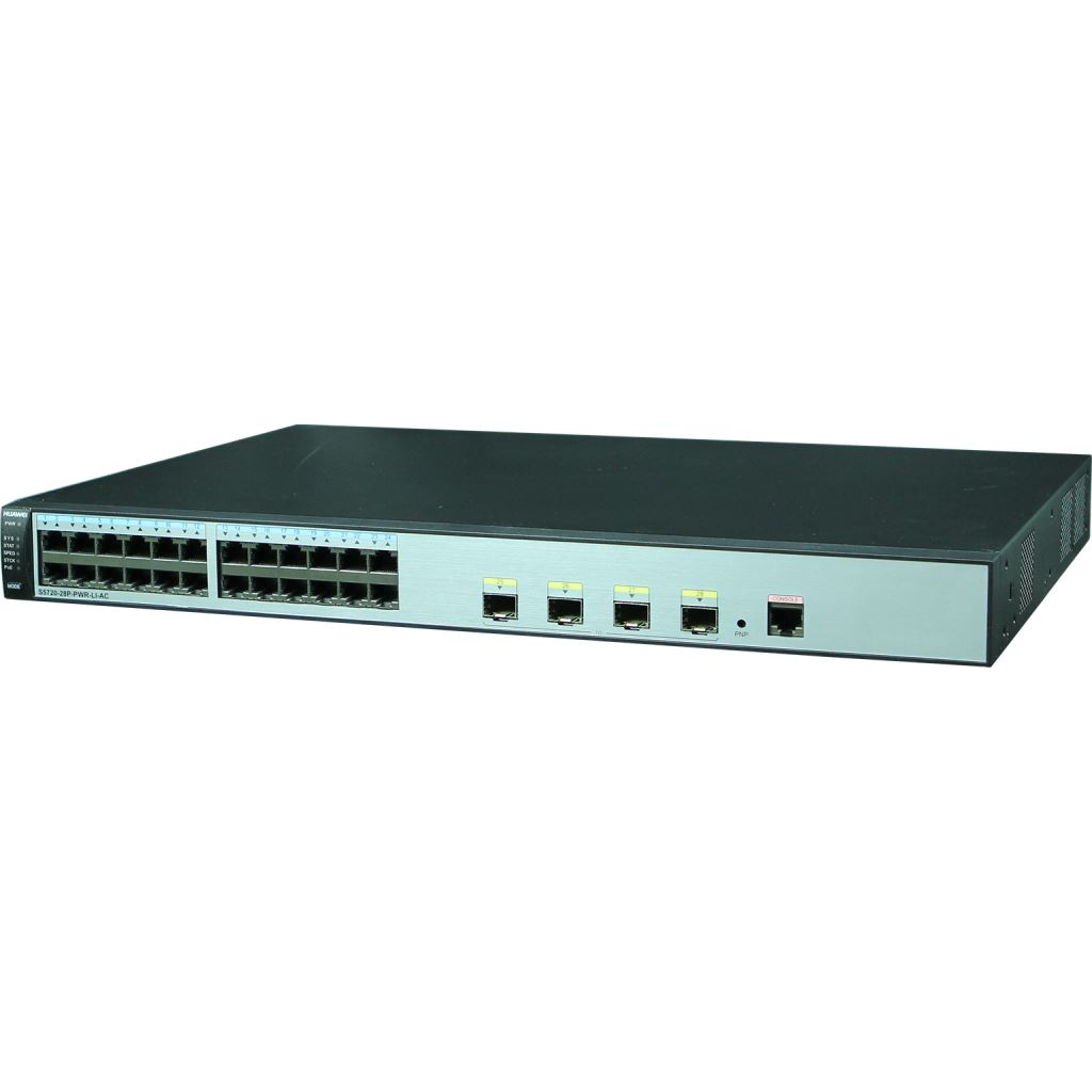Huawei S5720-28P-PWR-LI-AC 24 portos PoE switch (S5720-28P-PWR-LI-AC)