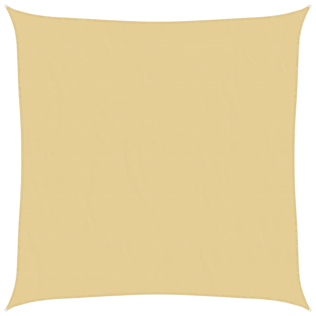 homokszínű 100% poliészter oxford szövet napvitorla 4x4 m (4000412)