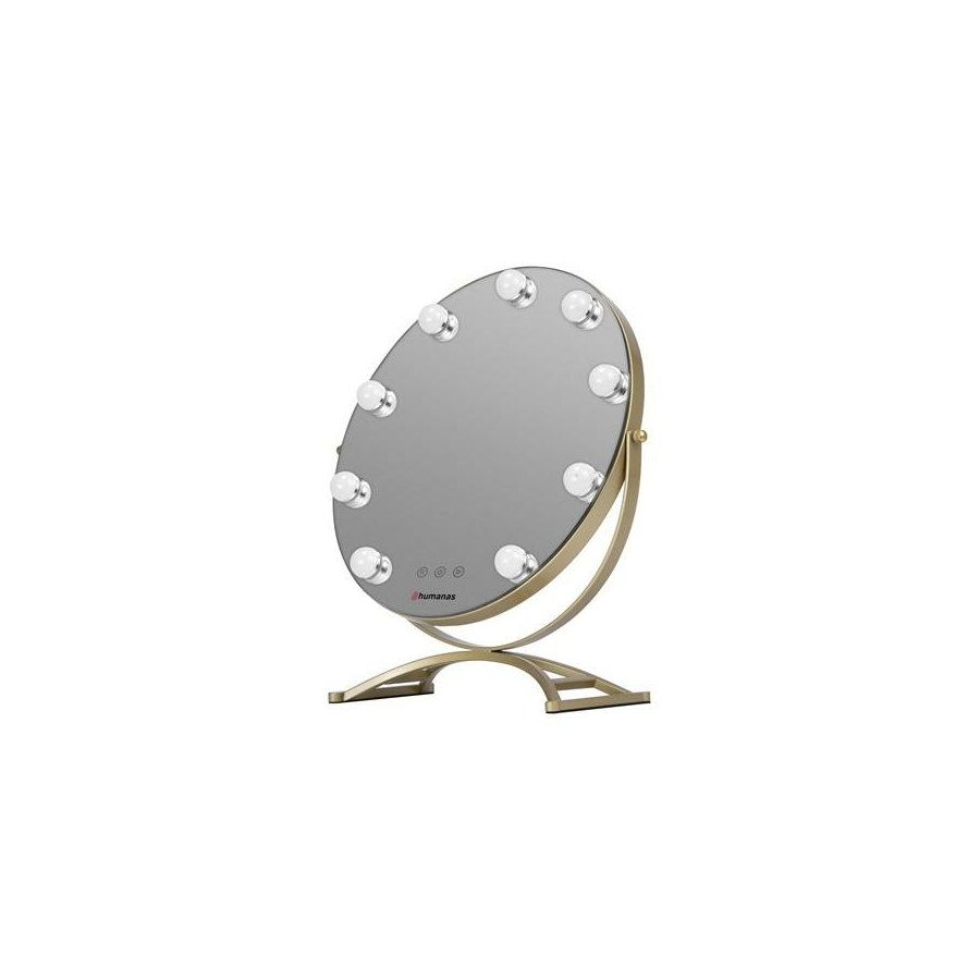 Humanas HS HM03 LED Sminktükör - Arany (HS HM03)