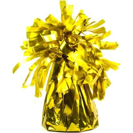  Party Deco Ciężarek do balonów, złoty, 7 cm, 130 g, 4 szt. uniwersalny