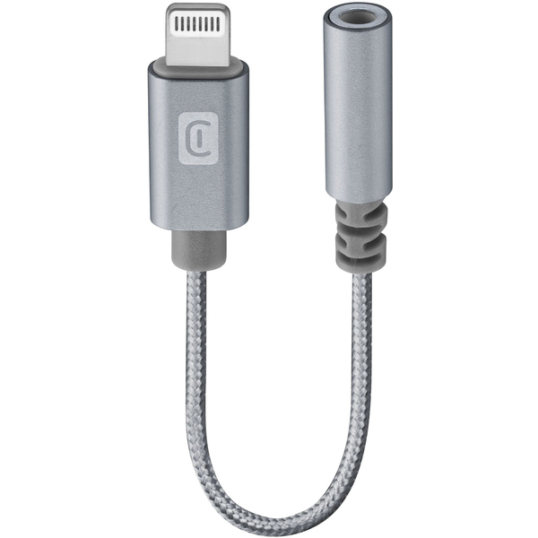 Cellularline 8018080342387 lydkabel 0,01 m Lightning 3.5mm Grå