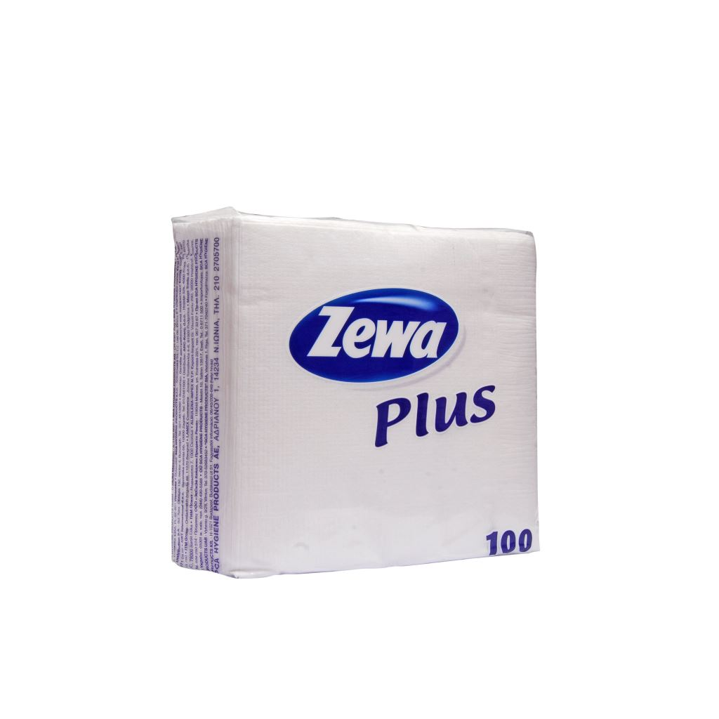 Zewa szalvéta 100db-os fehér (10494) (Z10494)