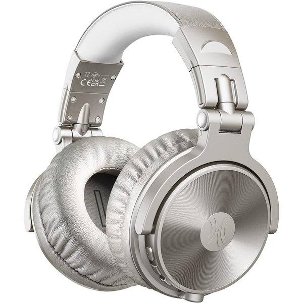 Слушалки OneOdio ProC 50 мм с Bluetooth – Сребърни
