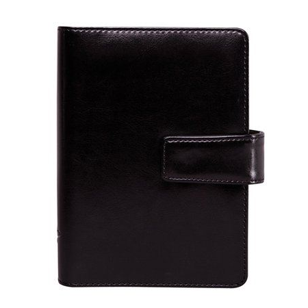 Saturnus gyűrűs kalendárium betétlapokkal M-es műbőr fekete (19SM223-003/ NKM223FK) (19SM223-003)