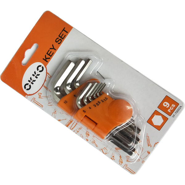 HEXAGONA KEY SET HH F-70002A 9PCS 1.5-10