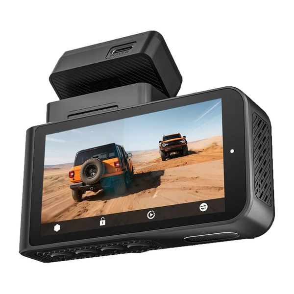 WOLFBOX Fedélzeti kamera WiFi 2.5K + 1080p 64GB X3(64G)