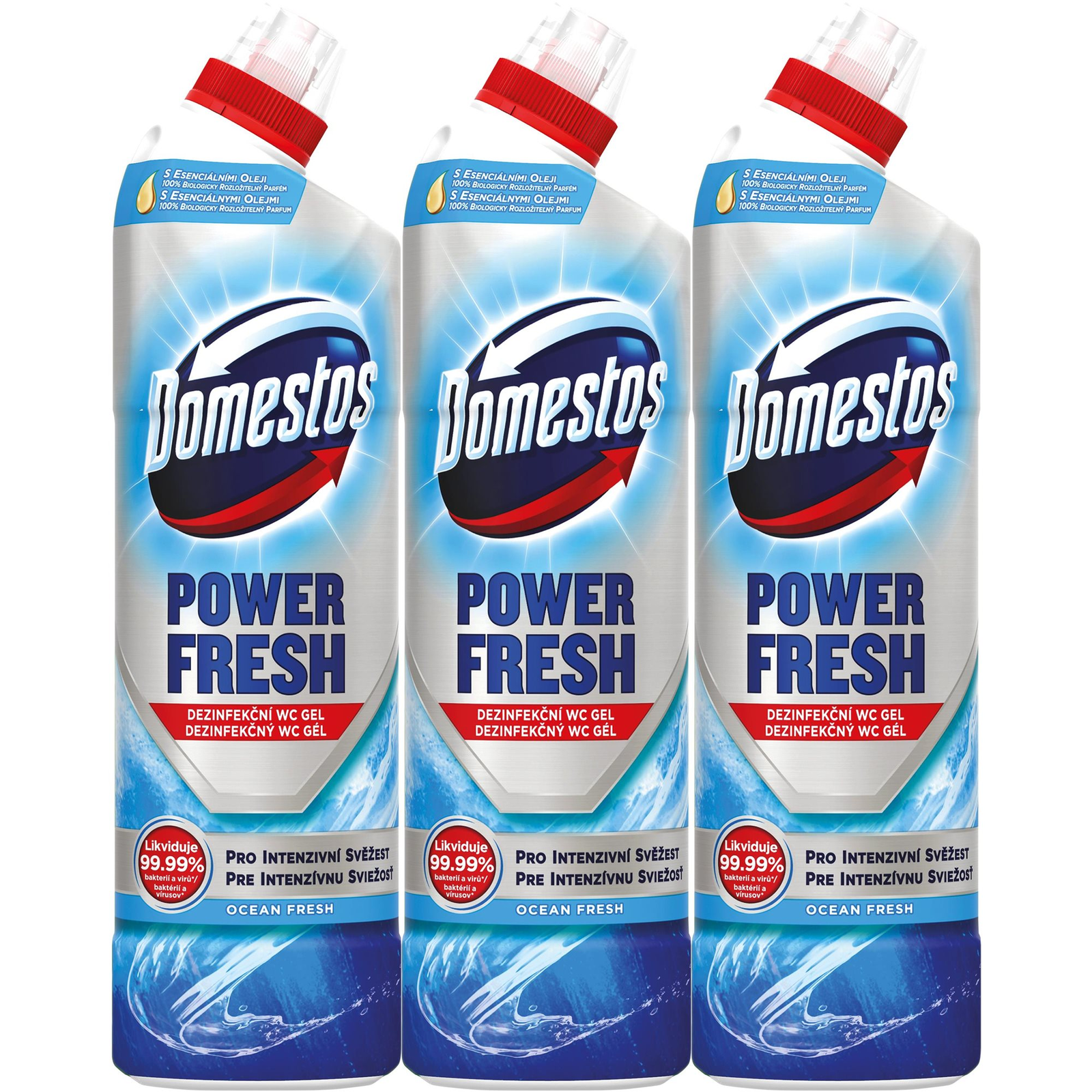 DOMESTOS Total Hygiene Ocean Fresh 3 × 700ml (OSV810s3)