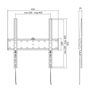 Nástěnný držák LCD/LED VESA, 32-55', max.40kg
