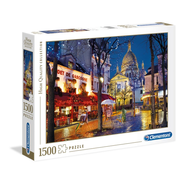 Clementoni Paris, Montmartre Puslespil 1500 stk By