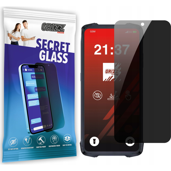 Szkło prywatyzujące GrizzGlass SecretGlass do Cubot King Kong 9