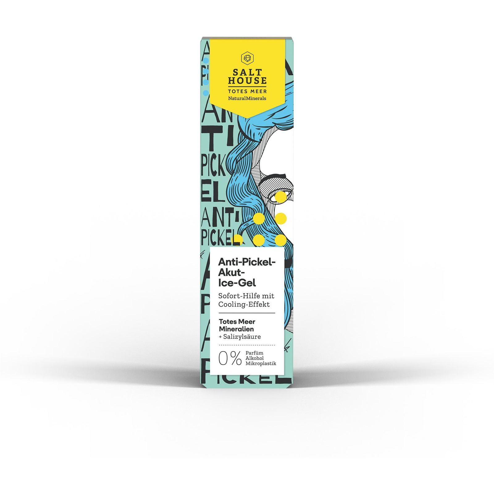 SALT HOUSE arcápoló jégzselé pattanásos bőrre, 15 ml (4008890008348)