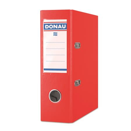 DONAU Iratrendező, 75 mm, A5, PP/karton, "Master", piros (D3905P) (D3905P)