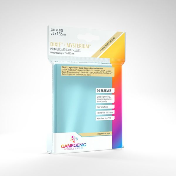 Аксесоари за настолни игри, ръкави, Gamegenic, Dixit, матирани, прозрачни, 90 части